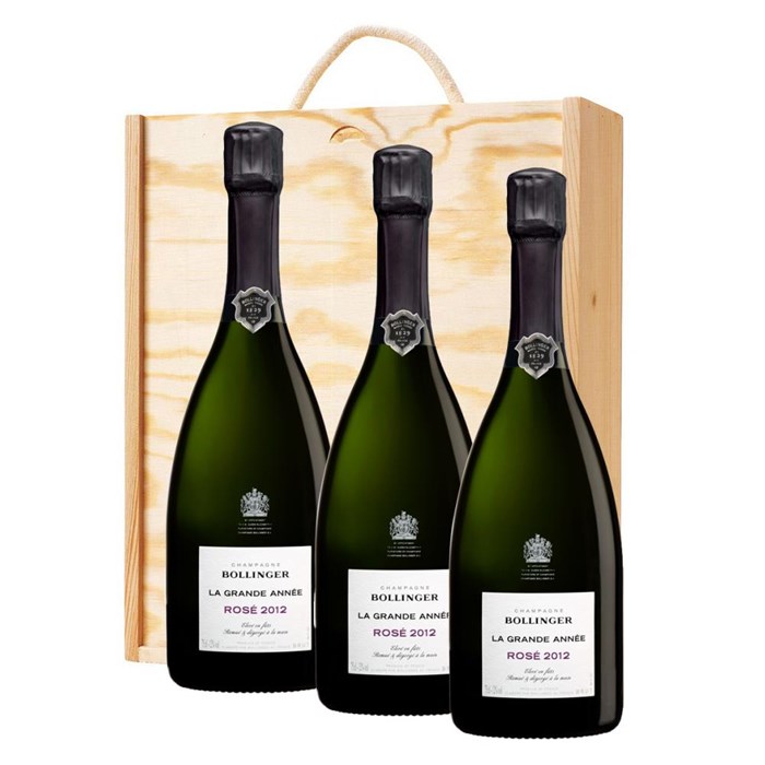 View 3 x Bollinger Grande Annee Ro