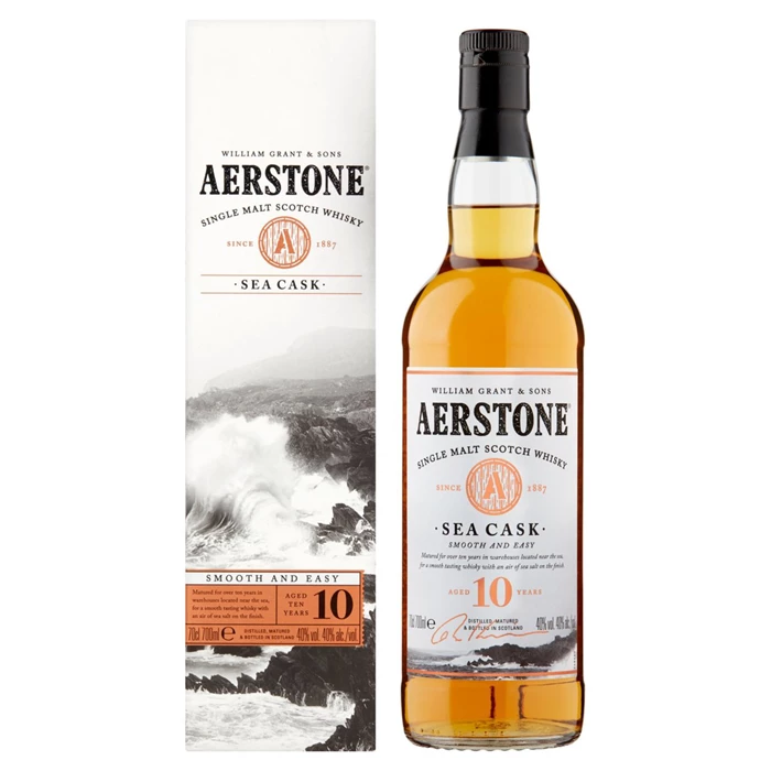 View Aerstone Sea Cask 10 Year Old Single Malt Scotch Whisky 70cl