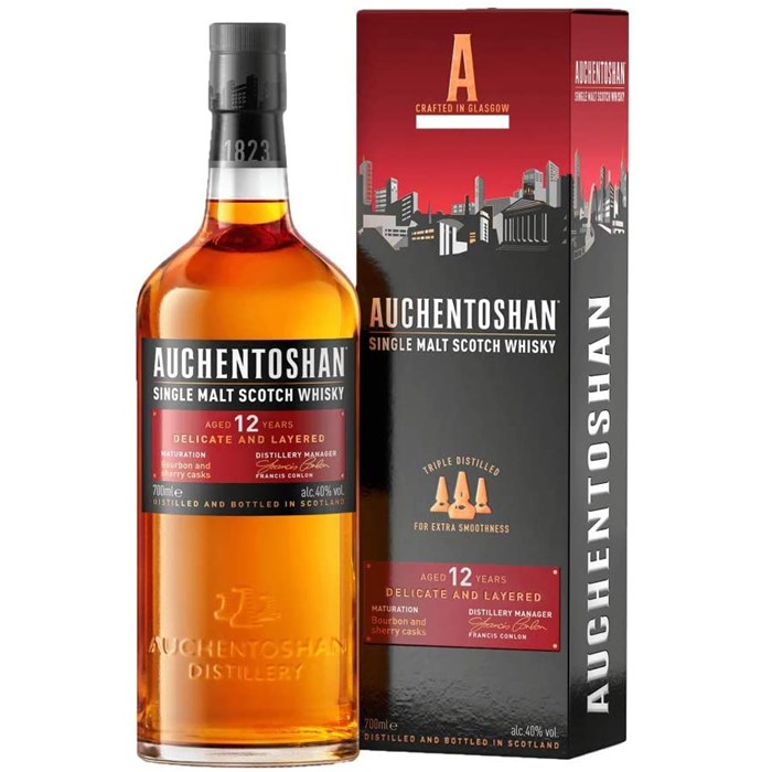 View Auchentoshan 12 Year Old Single Malt Scotch Whisky 70cl