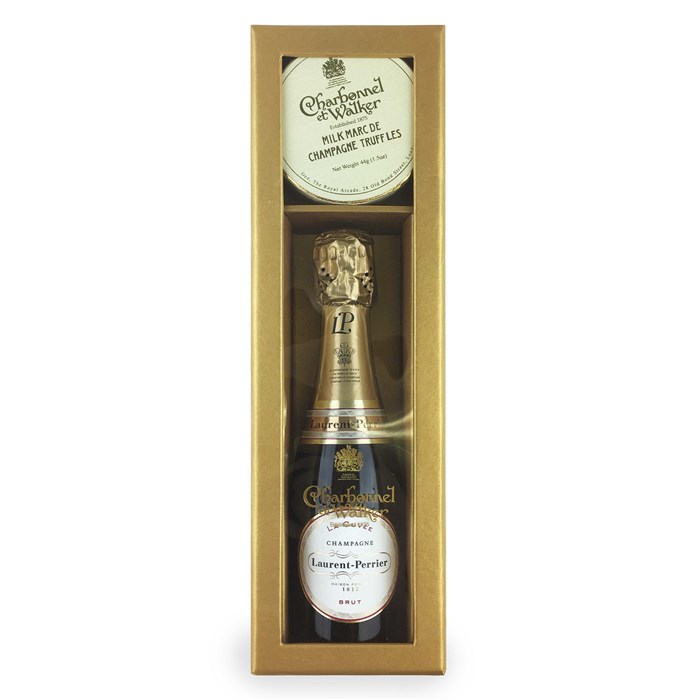 View Laurent Perrier La Cuvee 20cl Champagne & Charbonnel Truffles Gift Box Set