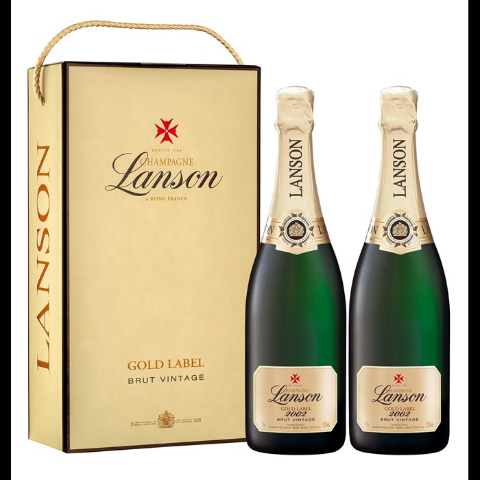 View Lanson Gold Label Vintage 2002 Twin Set