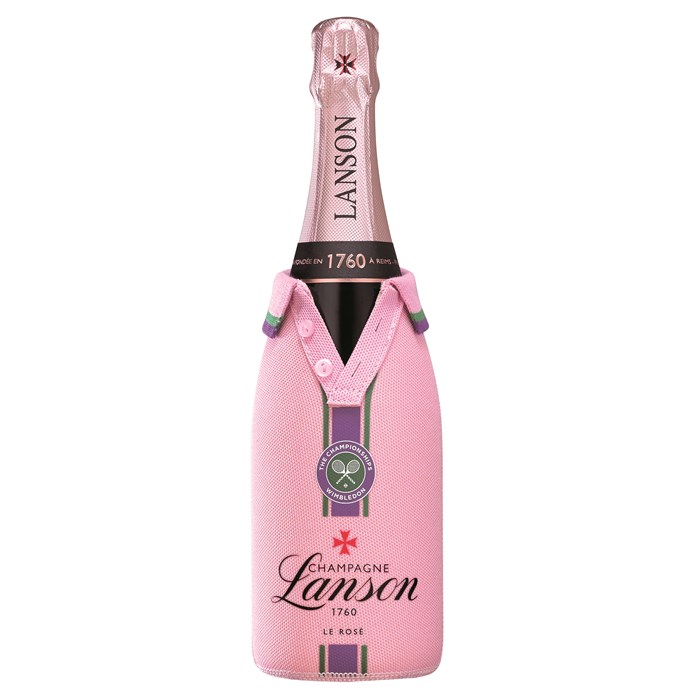 View Lanson le Rose Label Champagne Wimbledon Jacket 75cl 2021 Edition