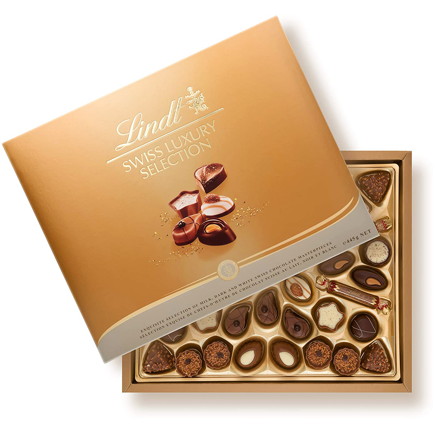 Lindt Swiss Luxury Selection Chocolate Box 445 g Buy online for