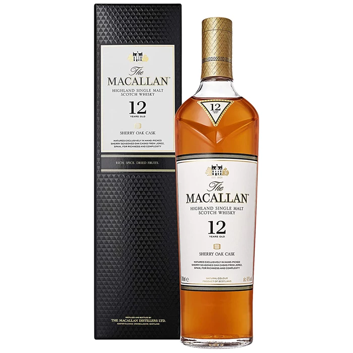 View The Macallan Sherry Oak 12 Year Old Whisky 70cl