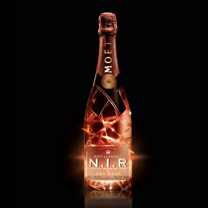 View Moet & Chandon Nectar Imperial Rose NV Sec Champagne 75cl
