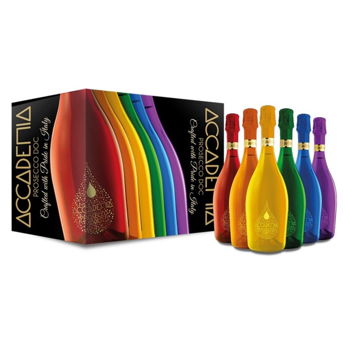 View Case of 6 Accademia 75cl Rainbow Pack (Mixed 6x75cl)