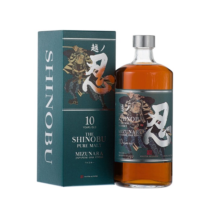 View Shinobu Pure Malt Mizunara 10 Year Old 43%