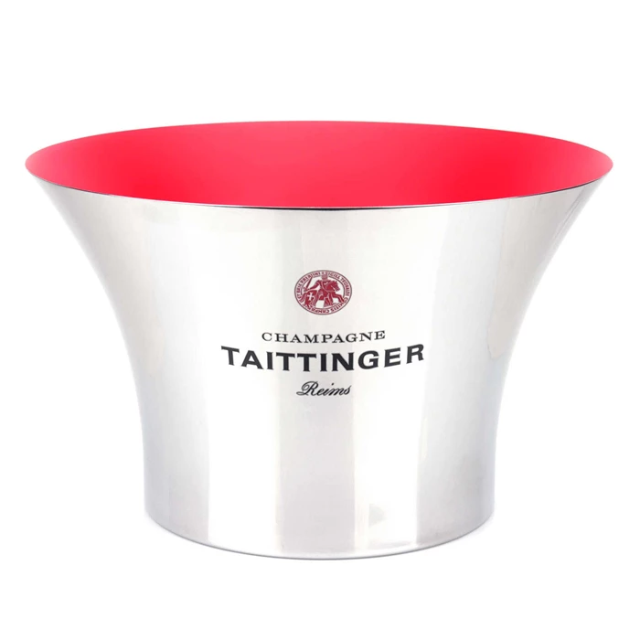 View Taittinger Branded Metal Ice Bucket Large