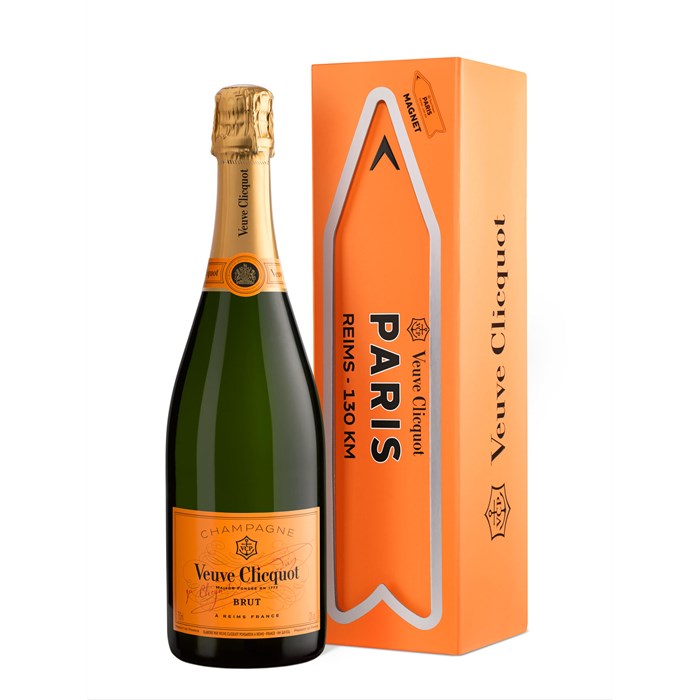 View Veuve Clicquot Yellow Label Brut Arrow City Magnet Paris