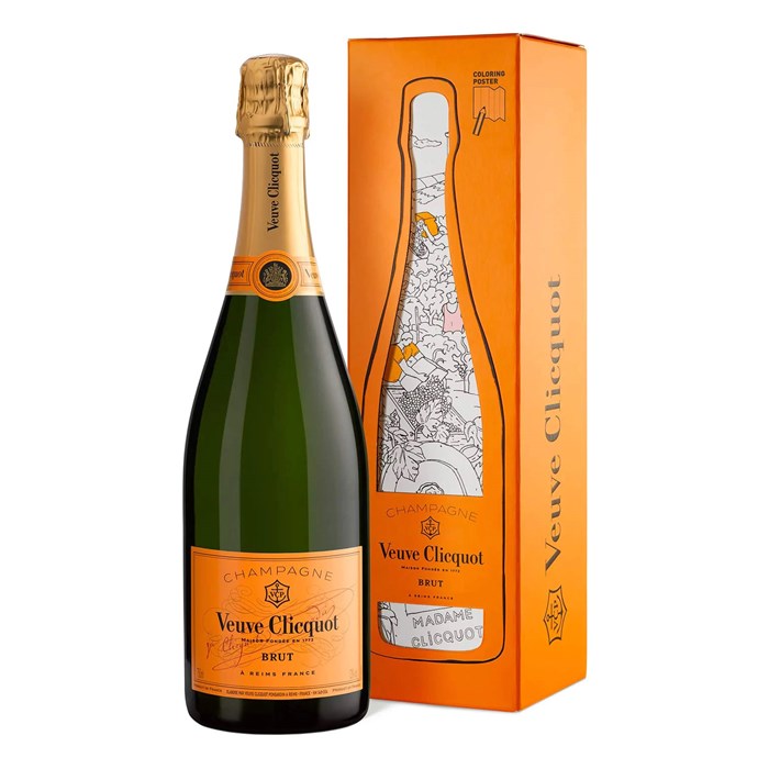 View Veuve Clicquot Yellow Label Creative Colouring Edition 75cl