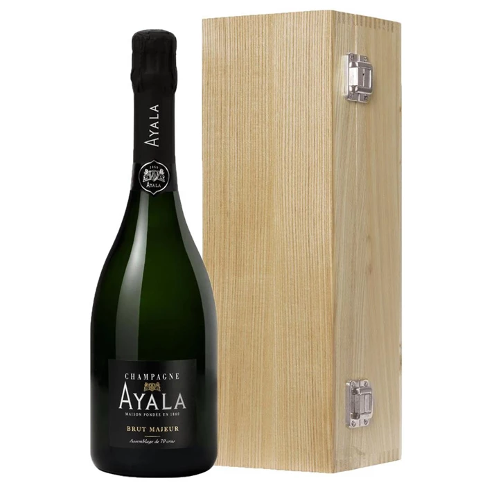 View Ayala Brut Majeur Champagne NV 75 cl Oak Luxury Gift Boxed