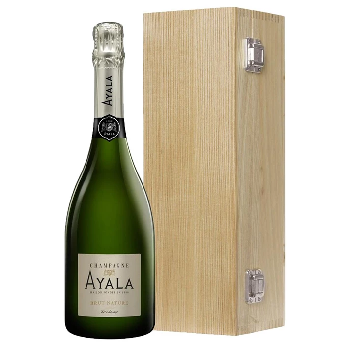 View Ayala Brut Nature Champagne 75cl Oak Luxury Gift Boxed