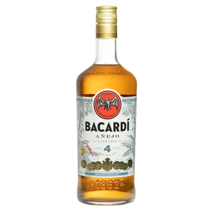 View Bacardi Anejo Cuatro 4 Year Old 70cl