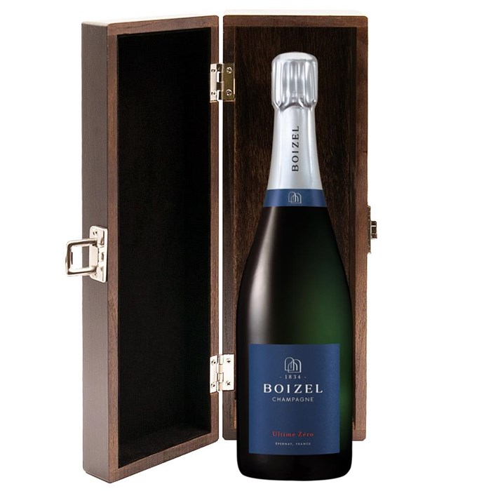 View Boizel Ultime Brut Nature 75cl in Luxury Elm Wood  Gift Box