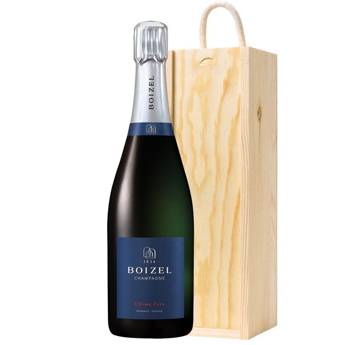 View Boizel Ultime Brut Nature 75cl In Pine Gift Box