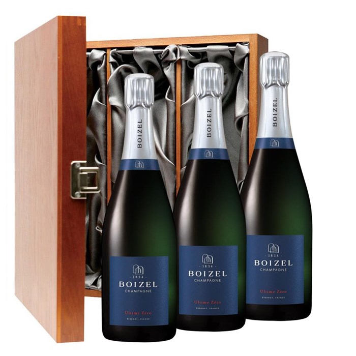 View Boizel Ultime Brut Nature 75cl Three Bottle Luxury Gift Box