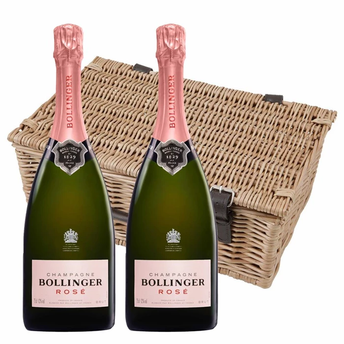 View Bollinger Rose Champagne 75cl Twin Hamper (2x75cl)