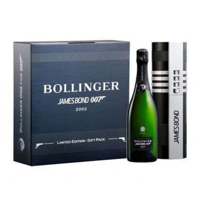 View Bollinger 2002, Treble Gift Pack, James Bond 007 Collector's Limited Edition