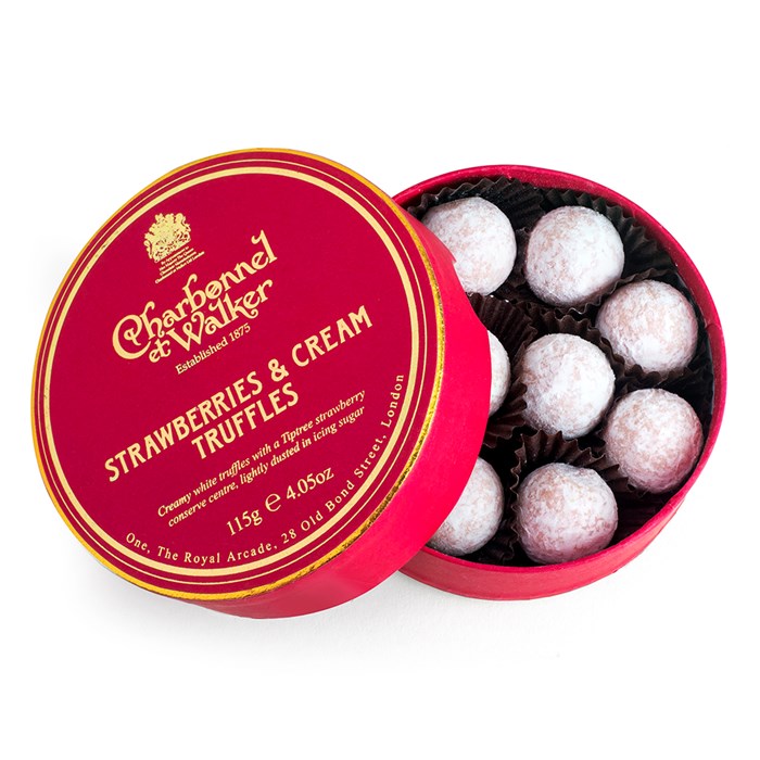 View Charbonnel et Walker Strawberries and Cream Chocolate Truffles 115g