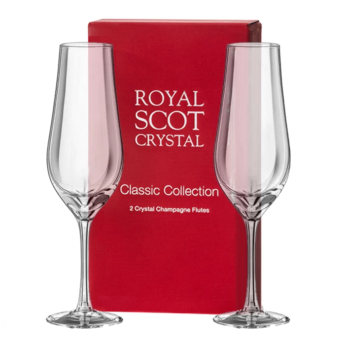 View Royal Scot Classic Collection Pair of Champagne Flutes