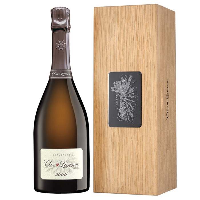View Le Clos Lanson 2006 Vintage Brut Champagne in Wooden Box 75cl