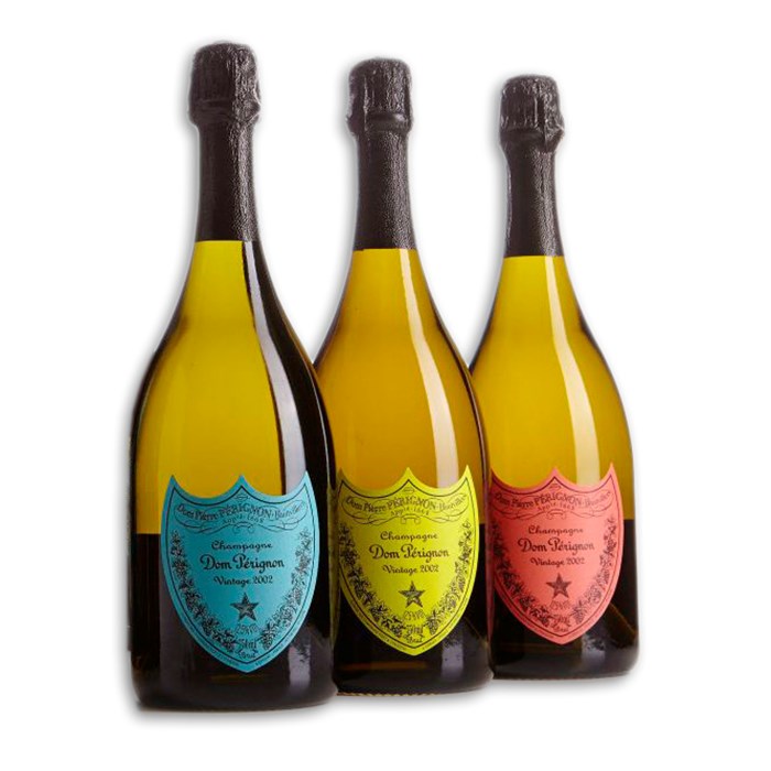 View Dom Perignon Andy Warhol 2002 Limited Edition Set