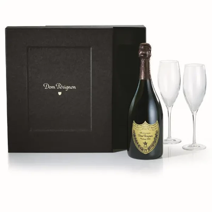 View Dom Perignon 2000 Champagne Flutes Gift Set