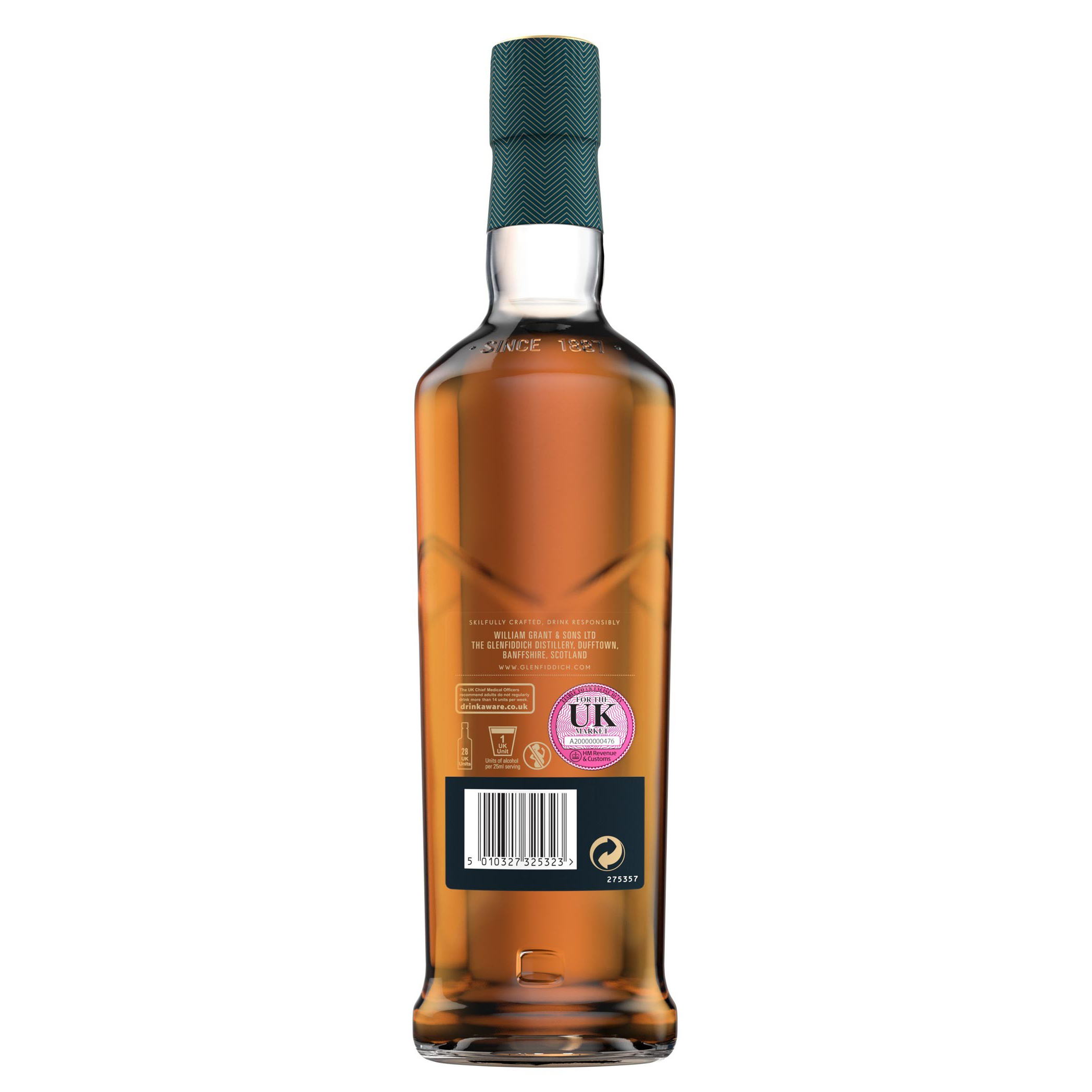 Glenfiddich 18 year old reserve single malt scotch speyside whisky