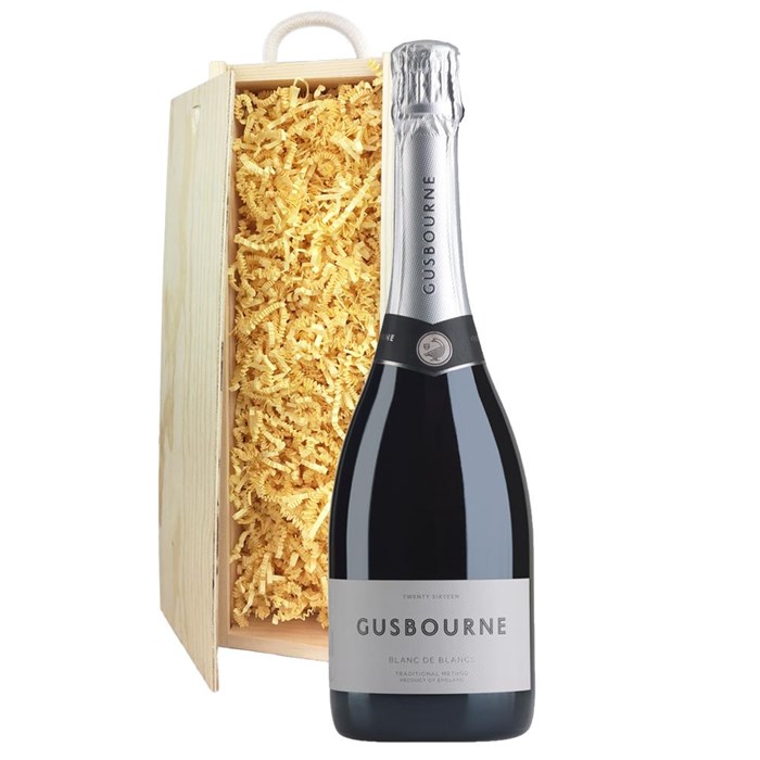 View Gusbourne Blanc De Blancs ESW 75cl In Pine Gift Box