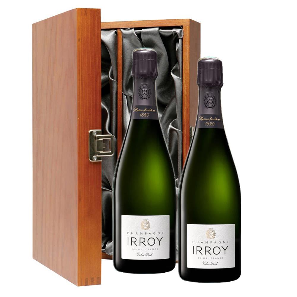 Irroy Extra Brut Champagne 75cl Twin Luxury Gift Boxed