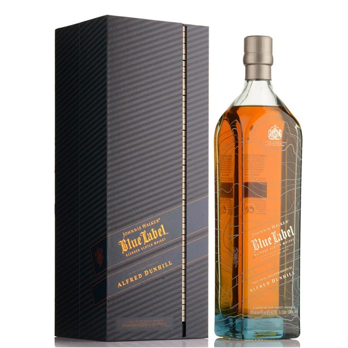 View Johnnie Walker Blue Label Alfred Dunhill Blended Whisky 1L
