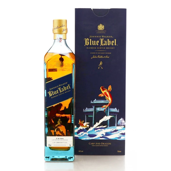 View Johnnie Walker Blue Label Limited Edition Carp and Dragon Whisky 75cl