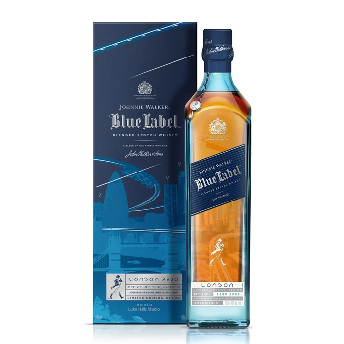 View Johnnie Walker Blue Label Cities of the Future 2220 London Edition Blended Scotch Whisky 70cl