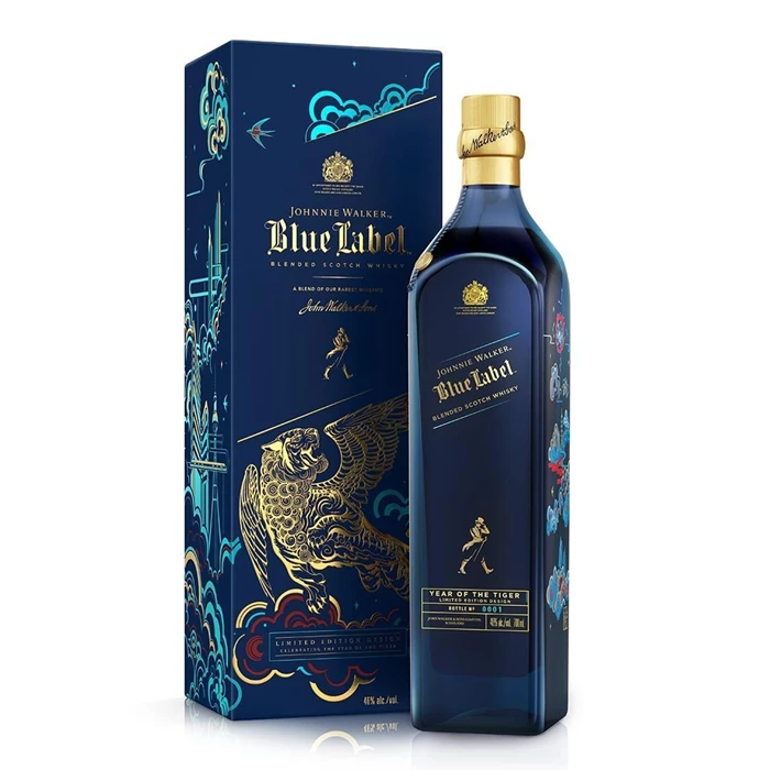View Johnnie Walker Blue Label Year of the Tiger Blended Scotch Whisky 70cl