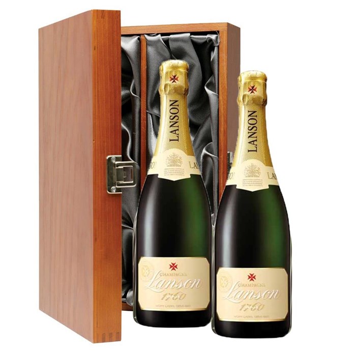 View Lanson Ivory Label Demi-Sec, Gift Boxed 75cl Twin Luxury Gift Boxed (2x75cl)