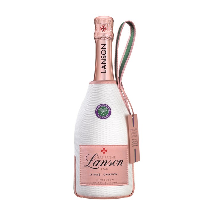 View Lanson Le Rose Creation Champagne Wimbledon Pouch 75cl