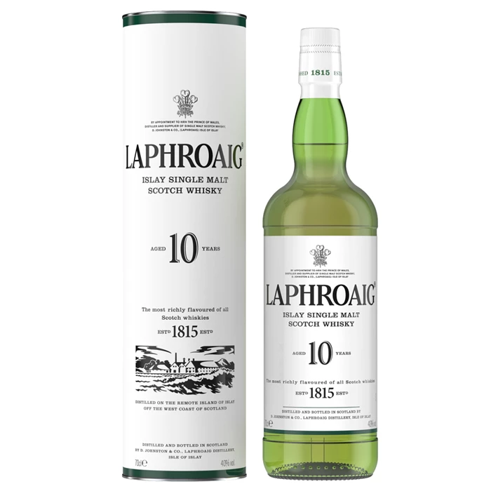 View Laphroaig 10 Year Old Single Malt Scotch Whisky 70cl