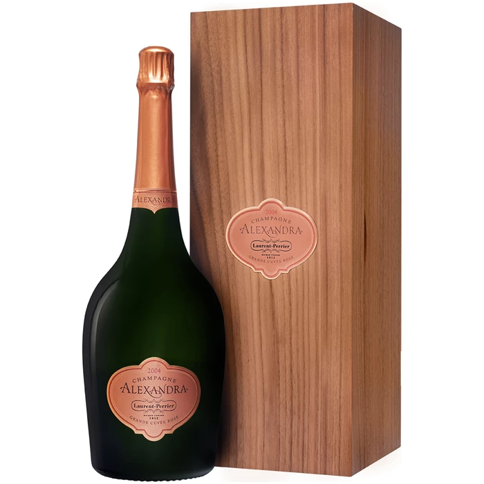 View Magnum of Laurent Perrier Alexandra Rose 2012 Champagne 150cl in Wood Box