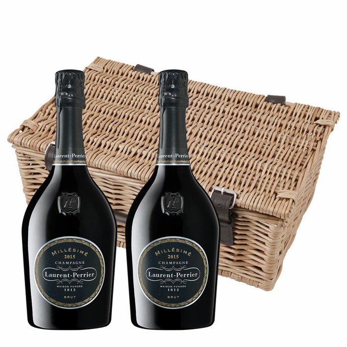 View Laurent Perrier Brut Vintage 2015 Champagne 75cl Twin Hamper (2x75cl)