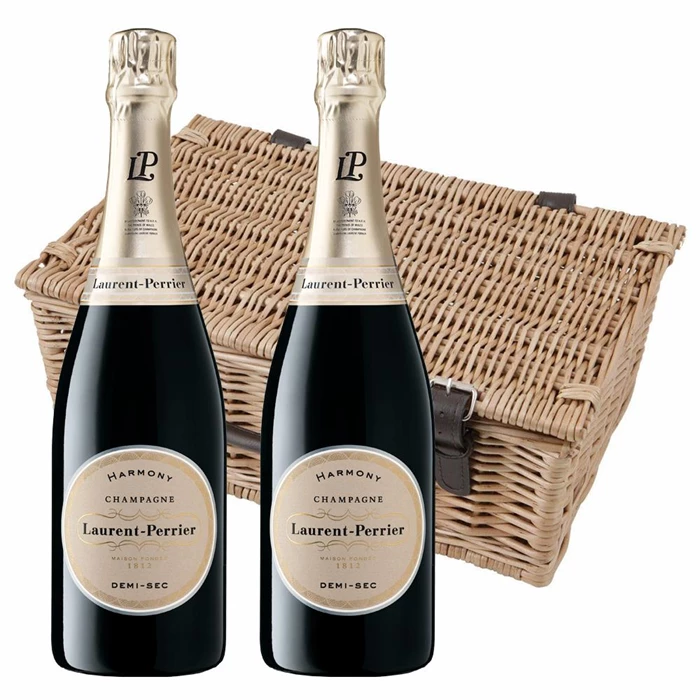 View Laurent Perrier Demi-Sec Champagne 75cl Twin Hamper (2x75cl)