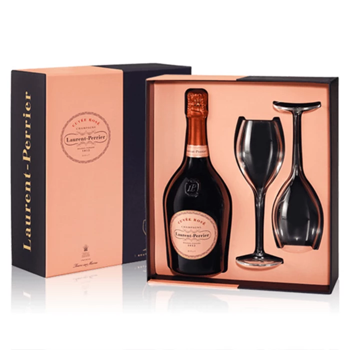 View Laurent Perrier Rose NV 75cl And 2 Glasses Gift Set