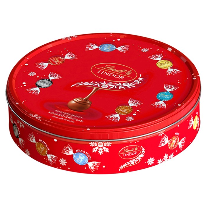View Lindt Lindor Assorted Chocolate Selection Tin 450g