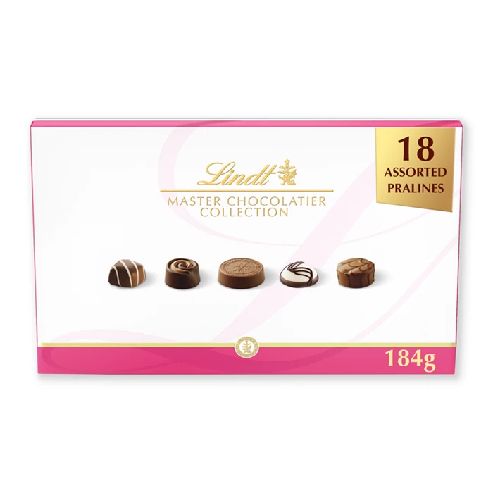 View Lindt Master Chocolatier Collection chocolate Box 184g