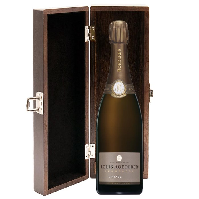 View Louis Roederer Brut Vintage 2015 Champagne 75cl in Luxury Elm Wood  Gift Box