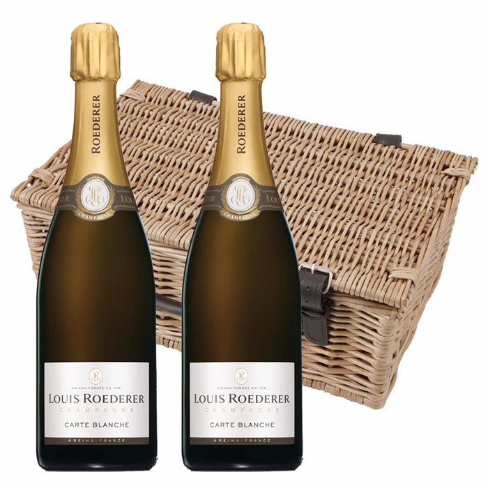 View Louis Roederer Carte Blanche Champagne 75cl Twin Hamper (2x75cl)