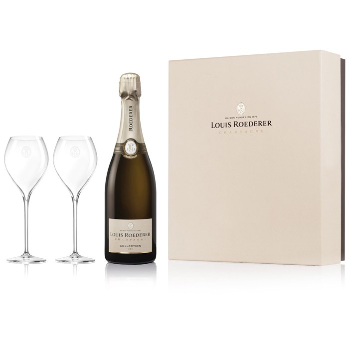 View Louis Roederer Collection 75cl & 2 Flutes Coffret Set