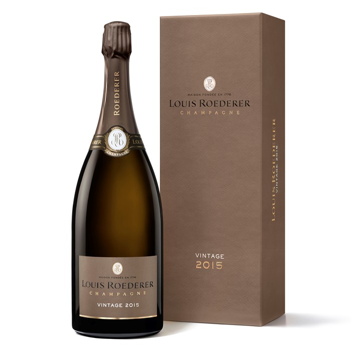 View Magnum of Louis Roederer Vintage 2015 Gift Boxed Champagne 1.5L