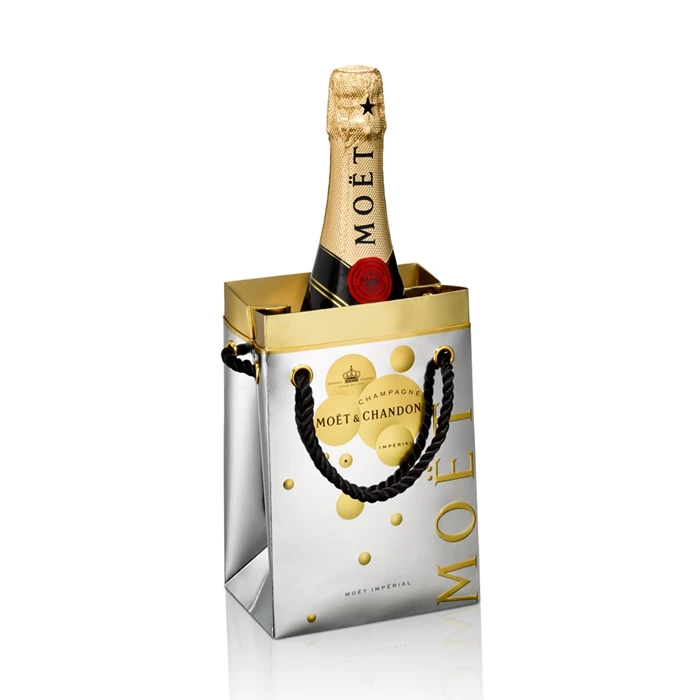 View Moet & Chandon Brut Imperial Champagne So Bubbly Ice Bucket Gift Bag 75cl