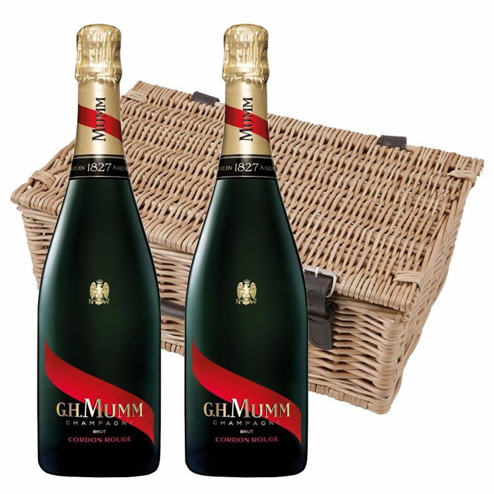 View Mumm Cordon Rouge 75cl Twin Hamper (2x75cl)