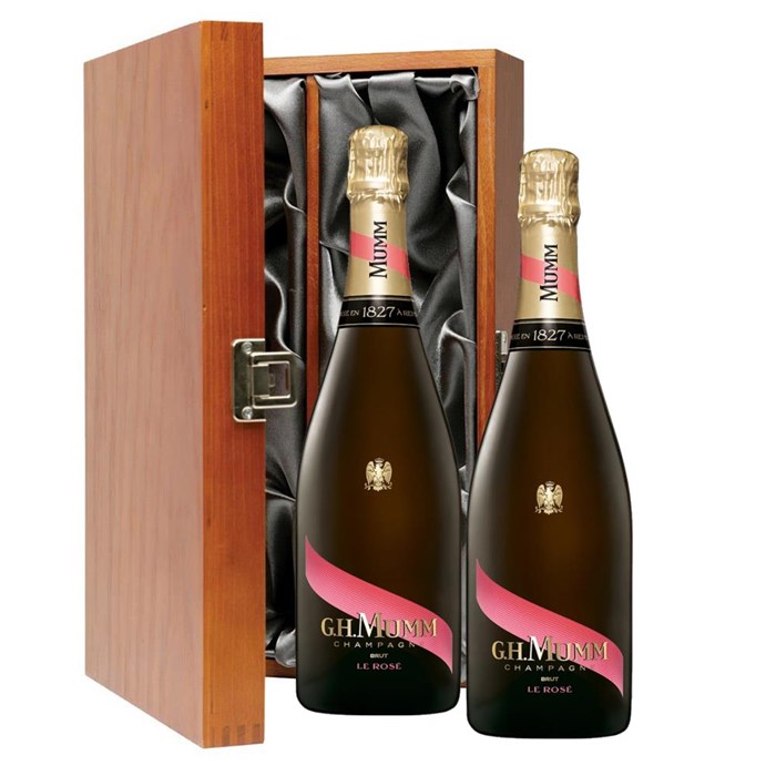 View Mumm Rose Champagne 75cl Twin Luxury Gift Boxed (2x75cl)